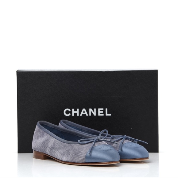 CHANEL Shoes - Chanel ballerina flats. Periwinkle